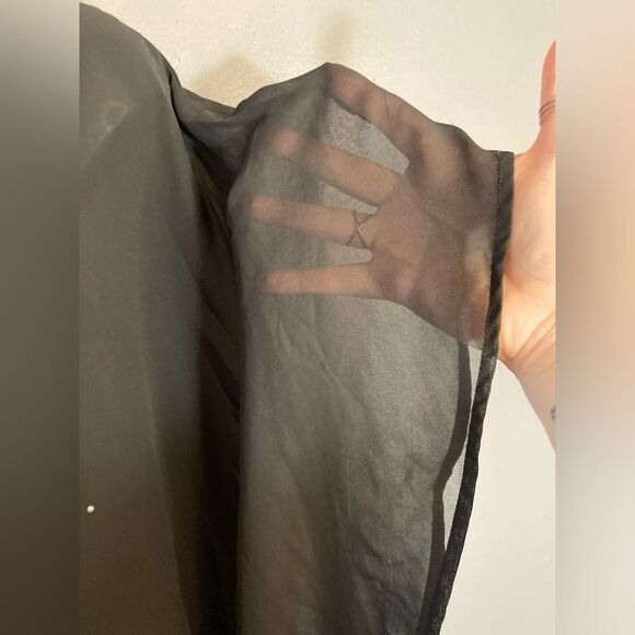 Cato black poncho blouse - Picture 5 of 9